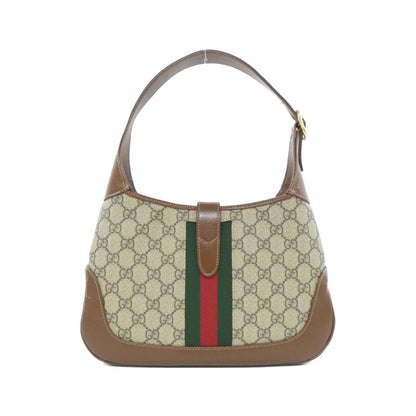 グッチ JACKIE 1961 GGスプリームキャンバス レザー ショルダーバッグ