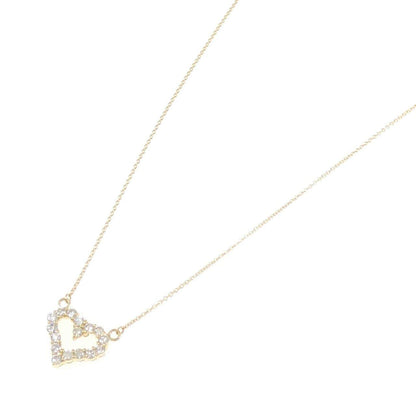 Au750ハートダイヤモンドネックレス