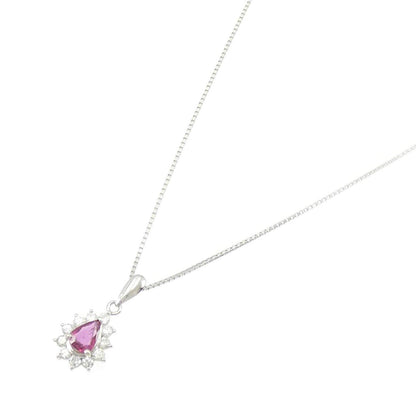 PT850 ルビー ダイヤモンド ネックレス