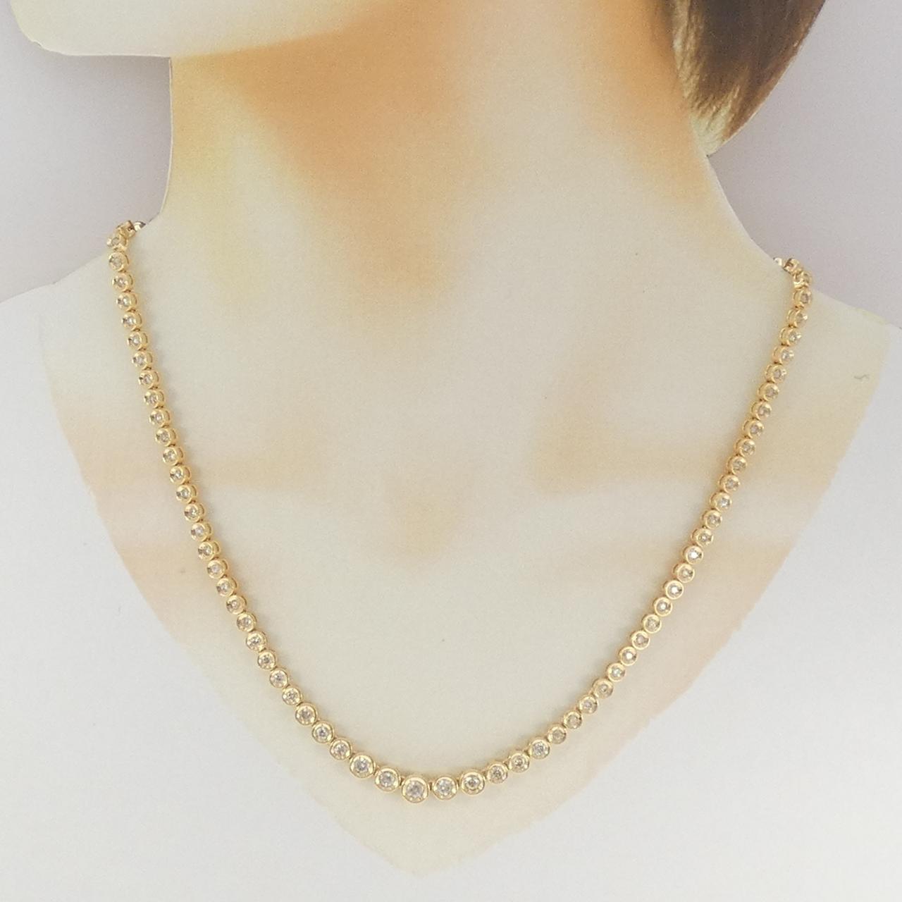Au750 ダイヤモンドネックレス