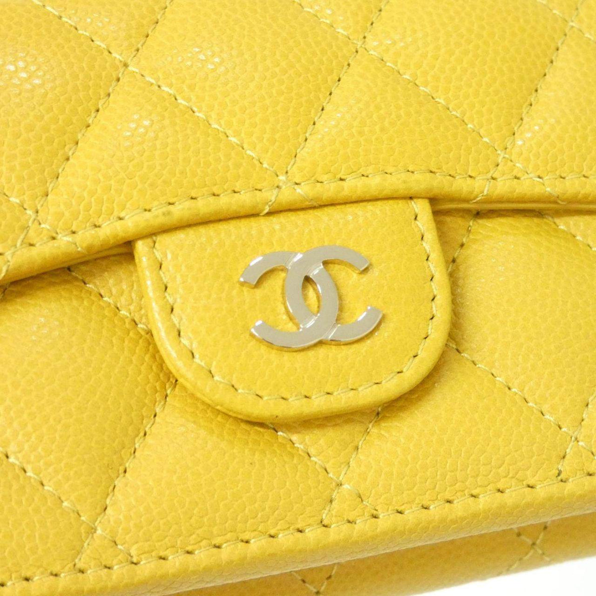 シャネル タイムレスクラシック キャビアスキン 財布