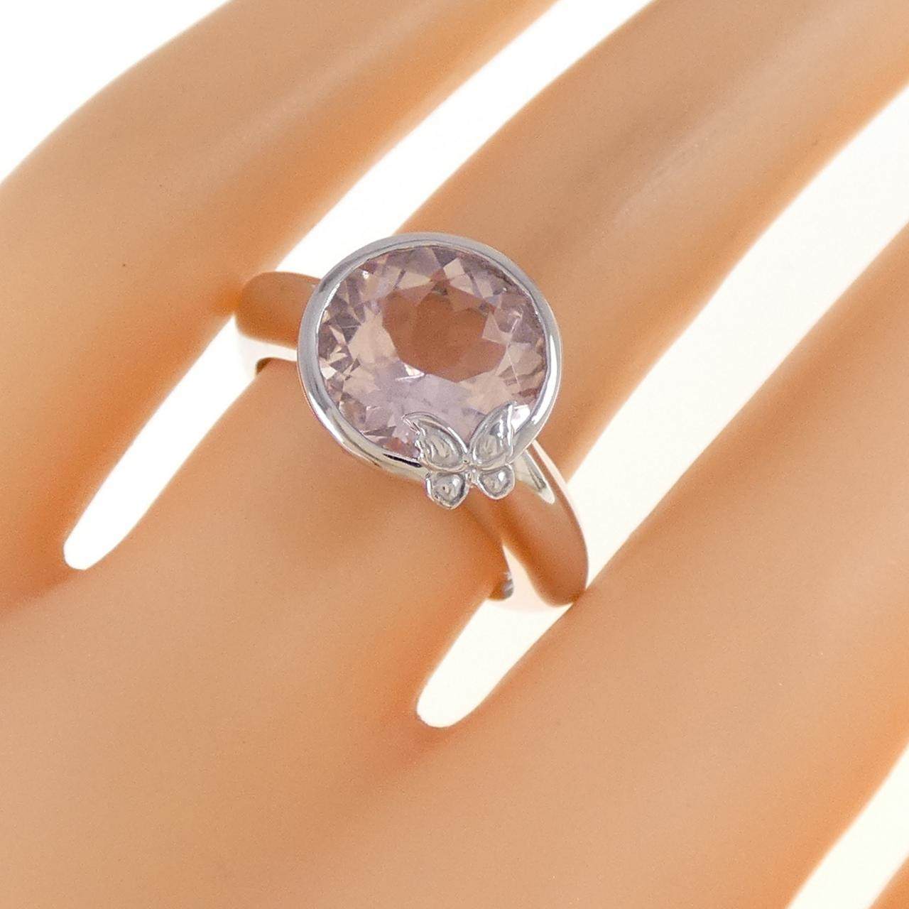 カレライカレラ 18Kホワイトゴールド バタフライ リング
