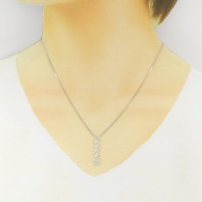 Pt900ダイヤモンドネックレス