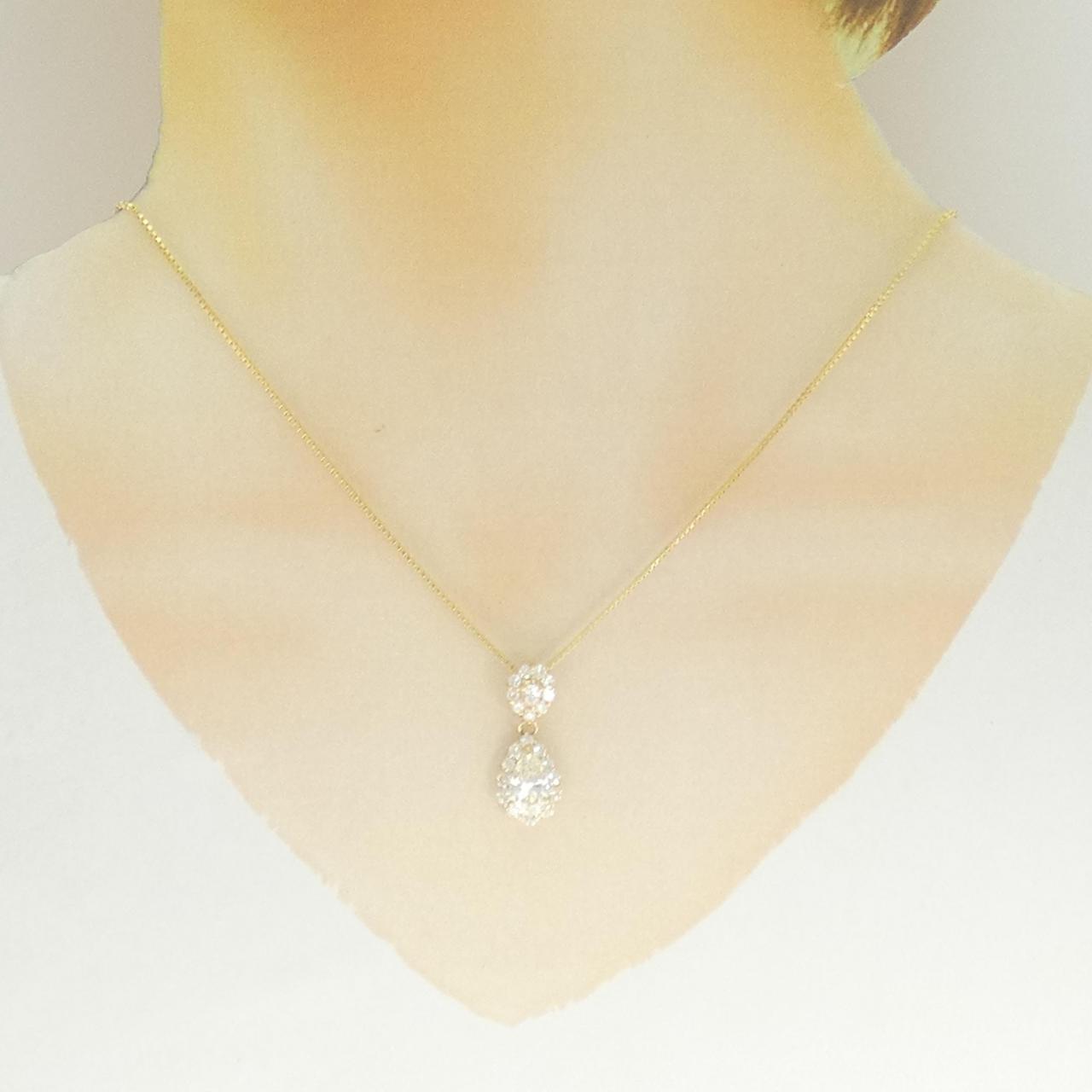 Au750 ダイヤモンドネックレス