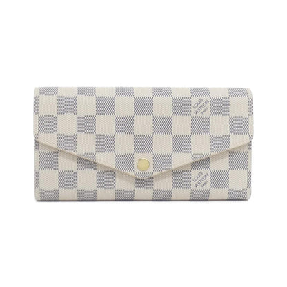 ルイヴィトン ポルトフォイユサラ ダミエ アズール 長財布