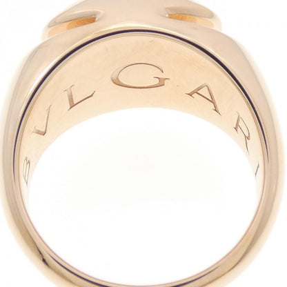 ブルガリ カボション Au750 ピンク ゴールド リング サイズ 11.5