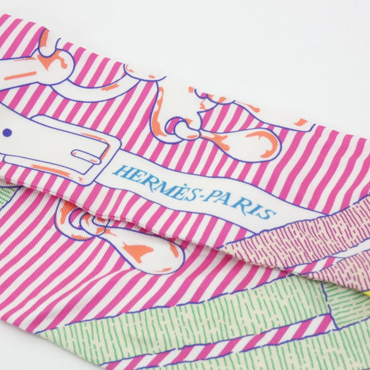 エルメス MORS A JOUETS CHEMISE シルクスカーフ
