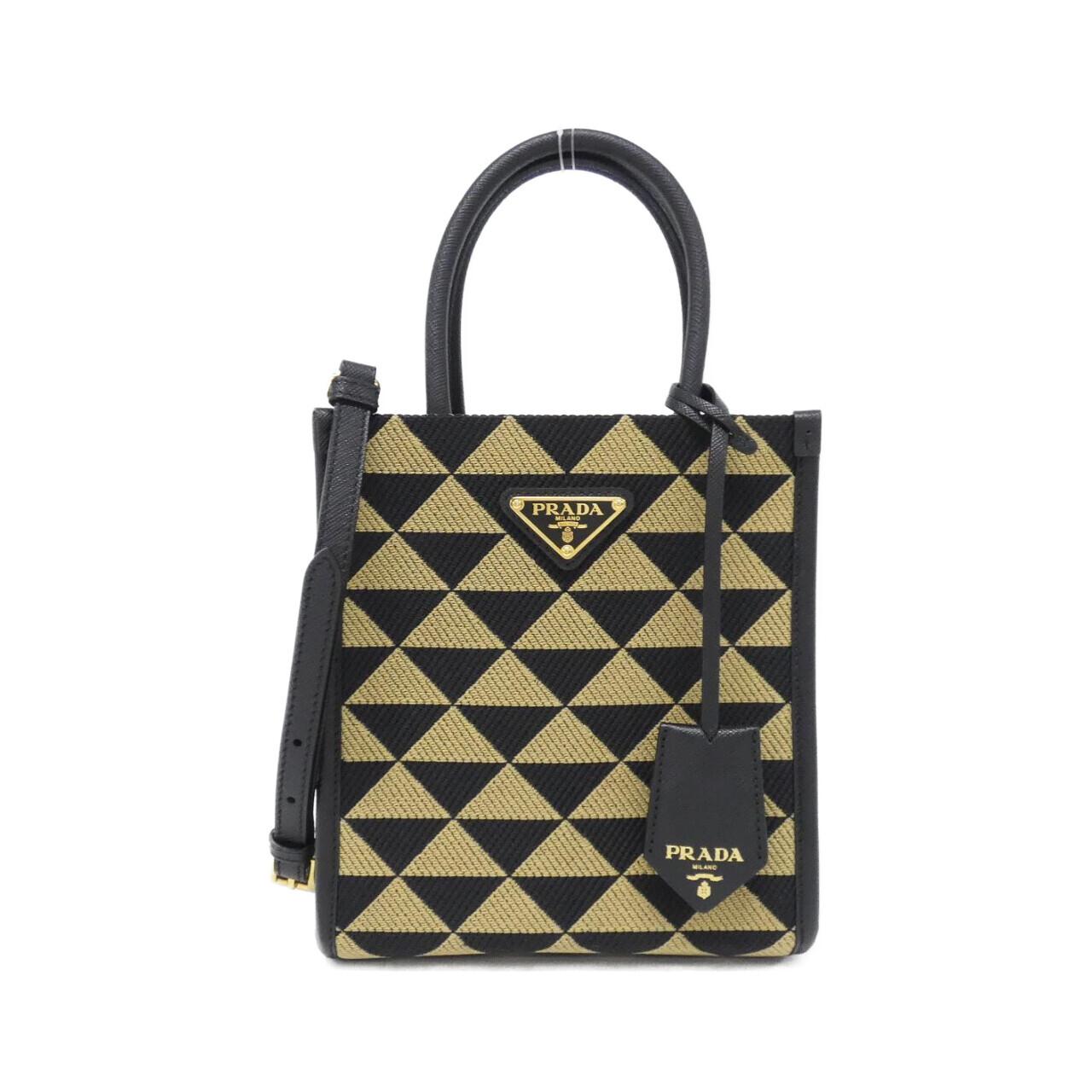 プラダ TRIANGOLO JACQUARD ショルダーバッグ