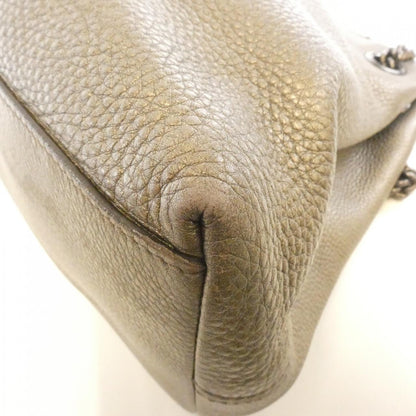 グッチ メタリックレザー ショルダーバッグ