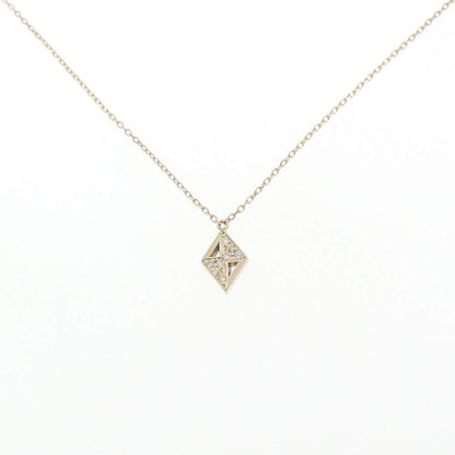 K10イエローゴールドダイヤモンドネックレス