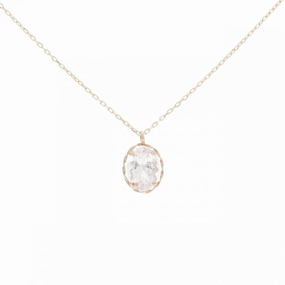 Au750モルガナイトネックレス