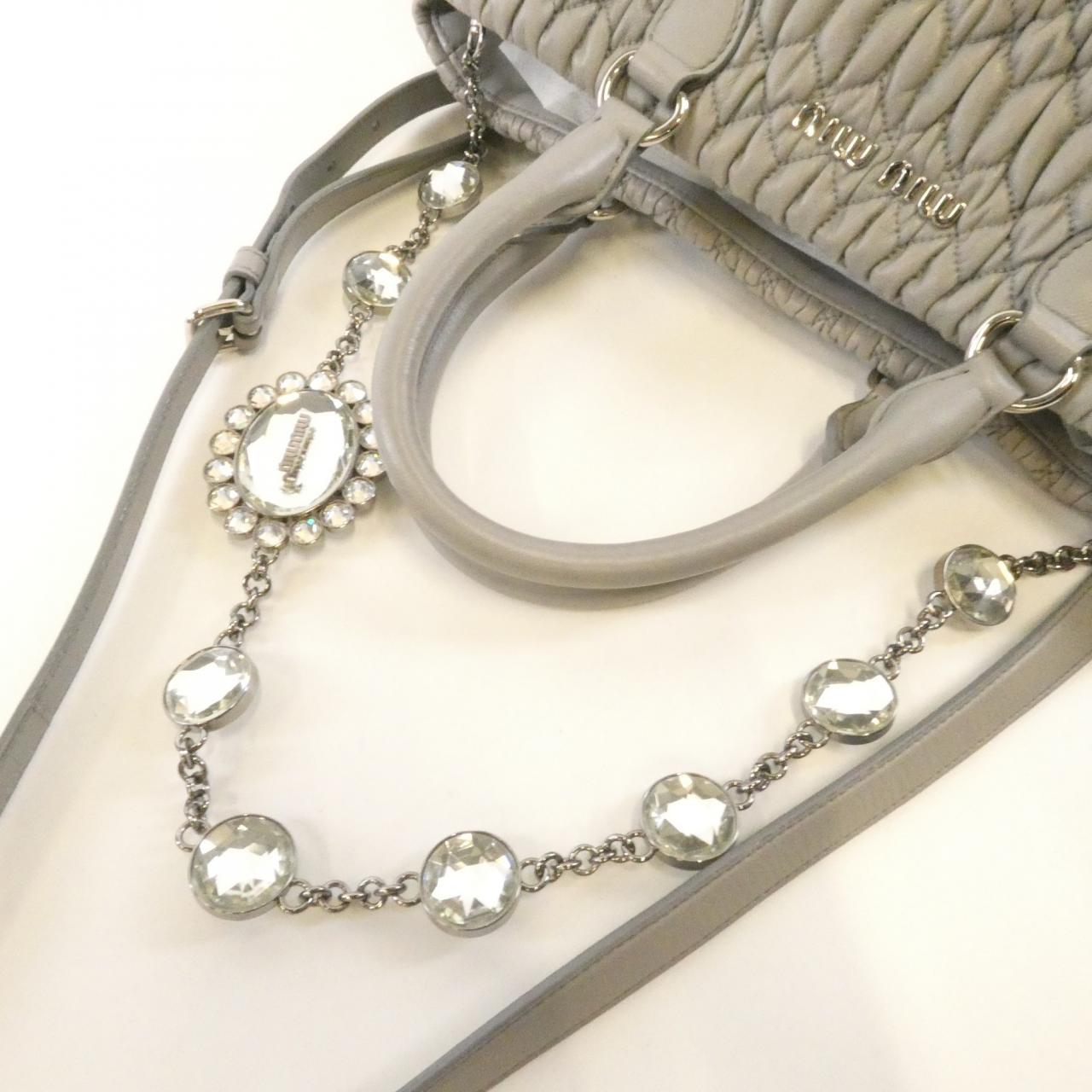 ミュウミュウ 5BA958 NAPPA CRYSTALバッグ