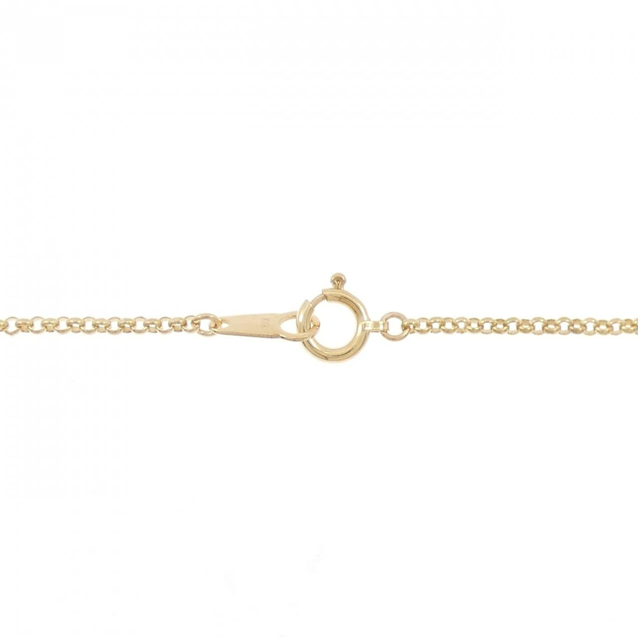 Tasaki K18 ゴールド シトリン ダイヤモンド ネックレス