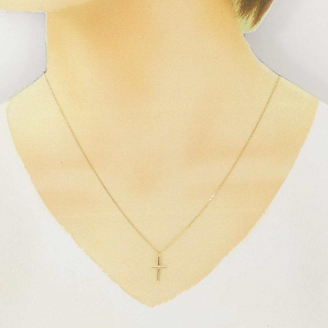 Au750 クロス ネックレス