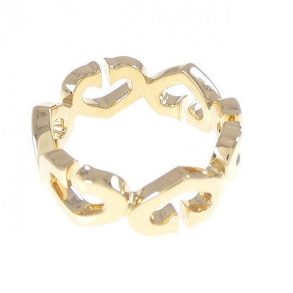 カルティエ C ハート Au750 ダイヤモンド リング サイズ 10