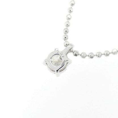 Pt900 K18ホワイトゴールド ダイヤモンド ネックレス