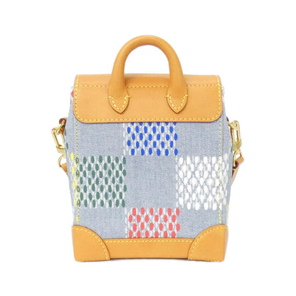 ルイヴィトン LV バースト ダミエ デニム ショルダー バッグ