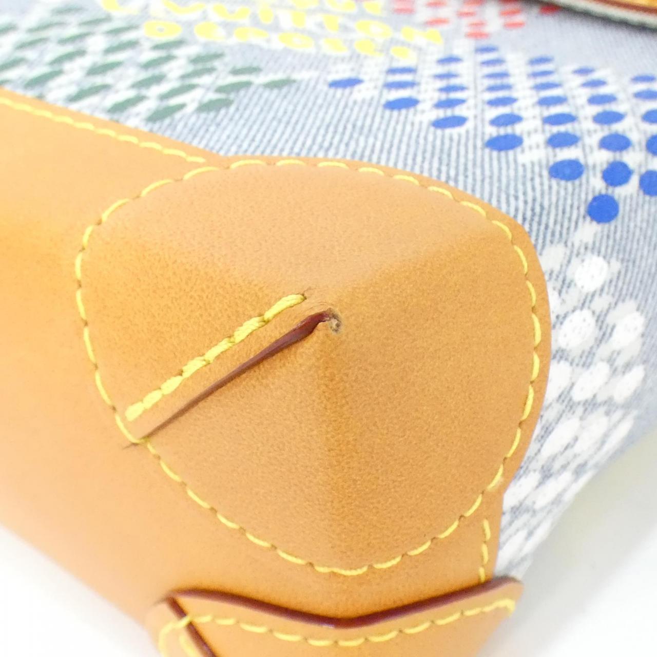 ルイヴィトン LV バースト ダミエ デニム ショルダー バッグ