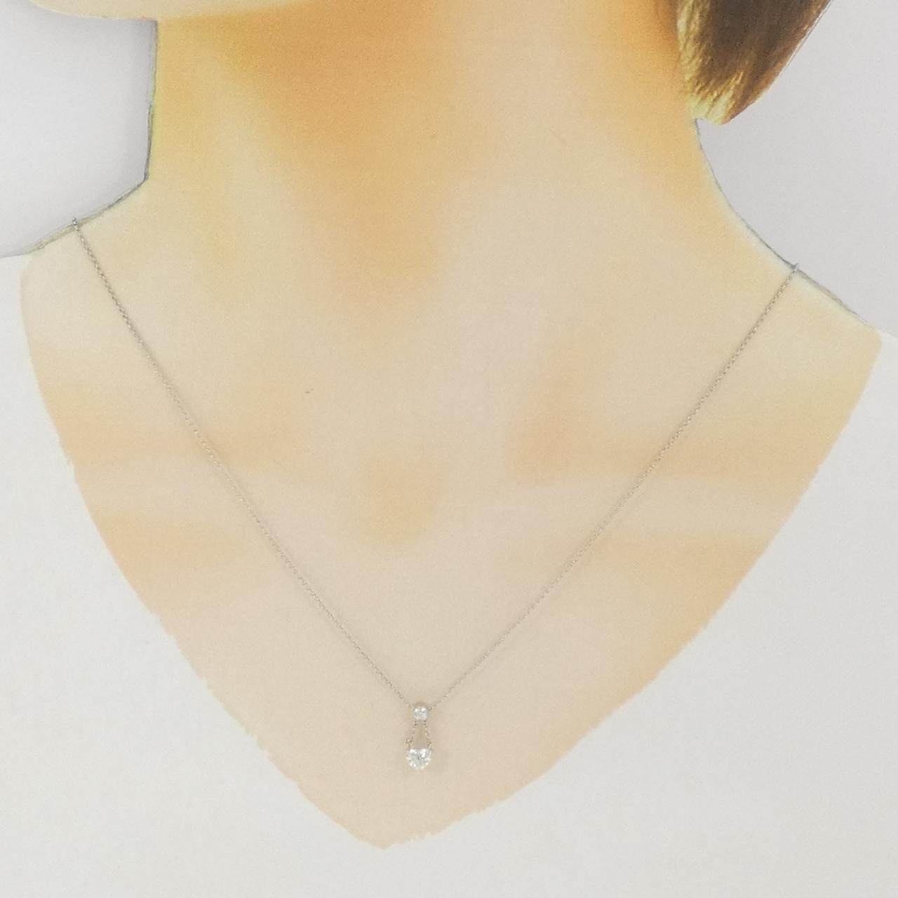 Pt900 Pt850 ダイヤモンドネックレス