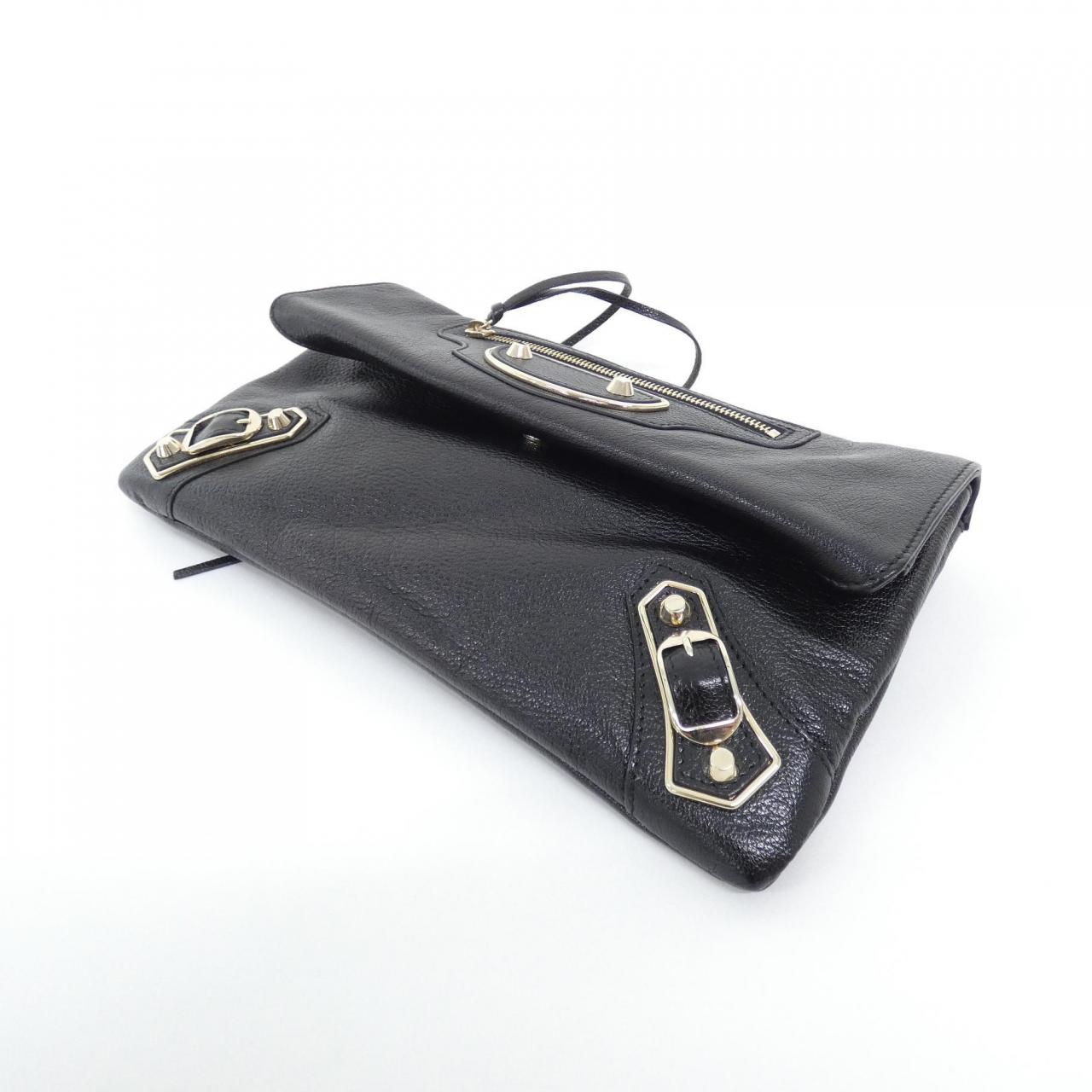 バレンシアガ METALLIC EDGE ENVELOPE ゴート クラッチバッグ
