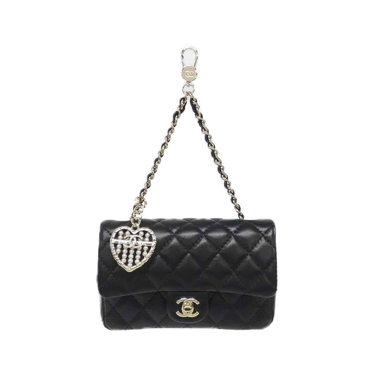 シャネル AP4760 ラムスキン キーホルダー