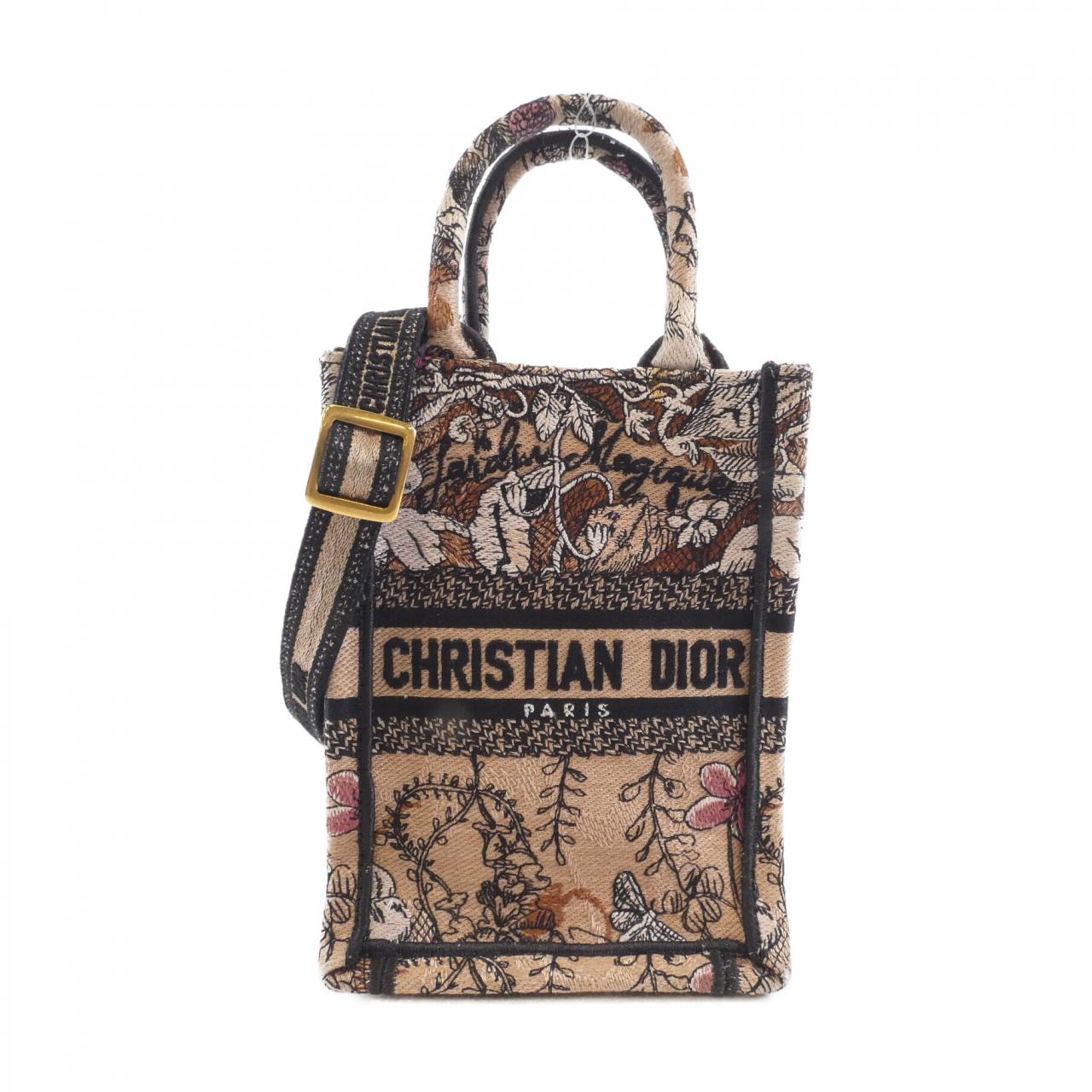 クリスチャンディオール DIOR JARDIN MAGIQUE ブックトート ミニ バーティカル キャンバス バッグ