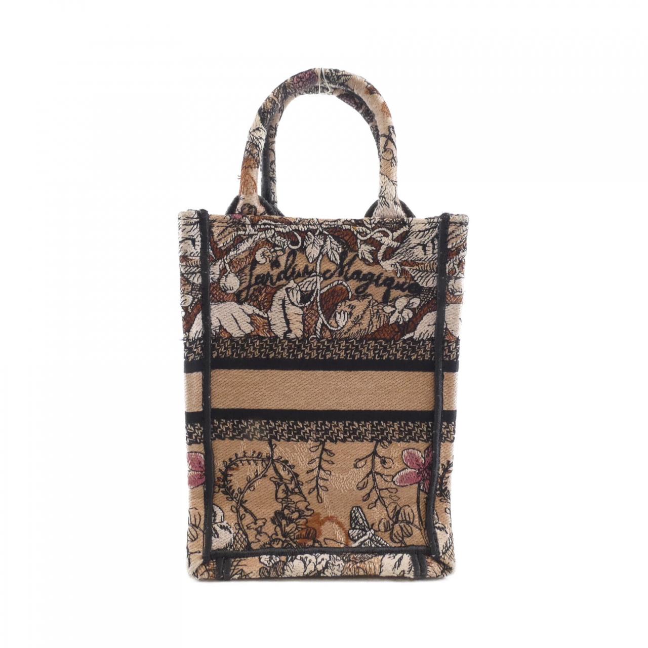 クリスチャンディオール DIOR JARDIN MAGIQUE ブックトート ミニ バーティカル キャンバス バッグ