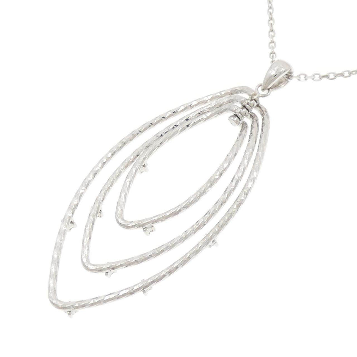 Pt850 ダイヤモンド ネックレス