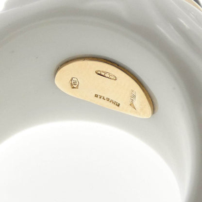 ブルガリ チャンドラ 750イエローゴールド 陶器 リング