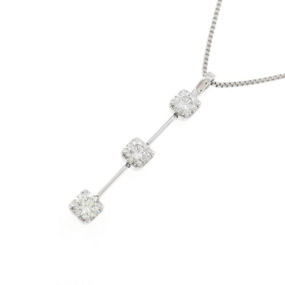 PT850 プラチナ 0.30CT ダイヤモンド ネックレス