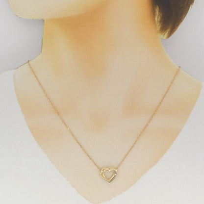カルティエ トリニティ ハート Au750 ネックレス