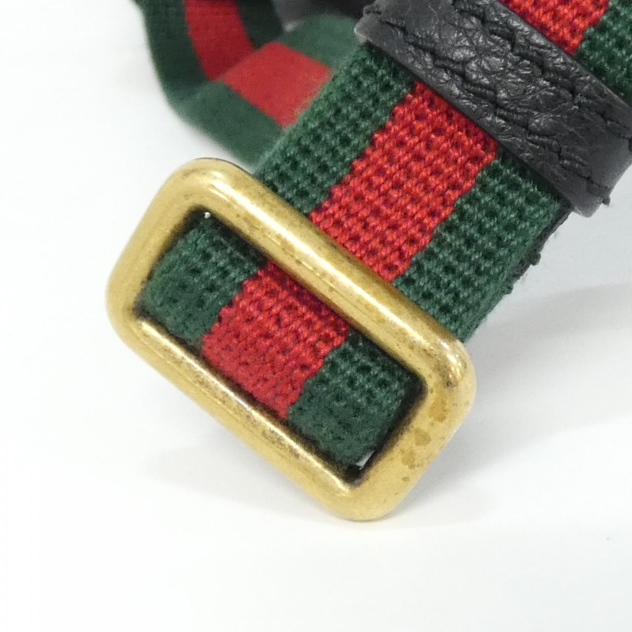 グッチ GUCCI PRINT レザーウエストバッグ