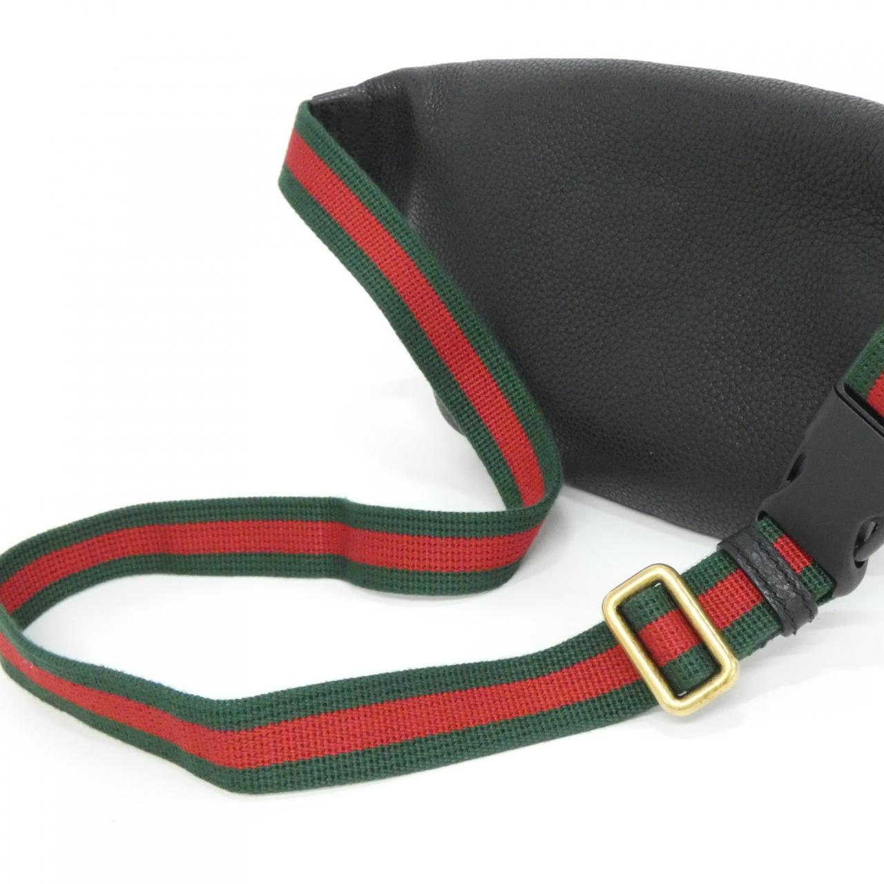 グッチ GUCCI PRINT レザーウエストバッグ