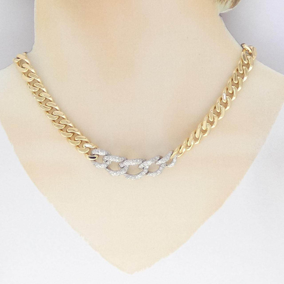 Au750ダイヤモンドネックレス