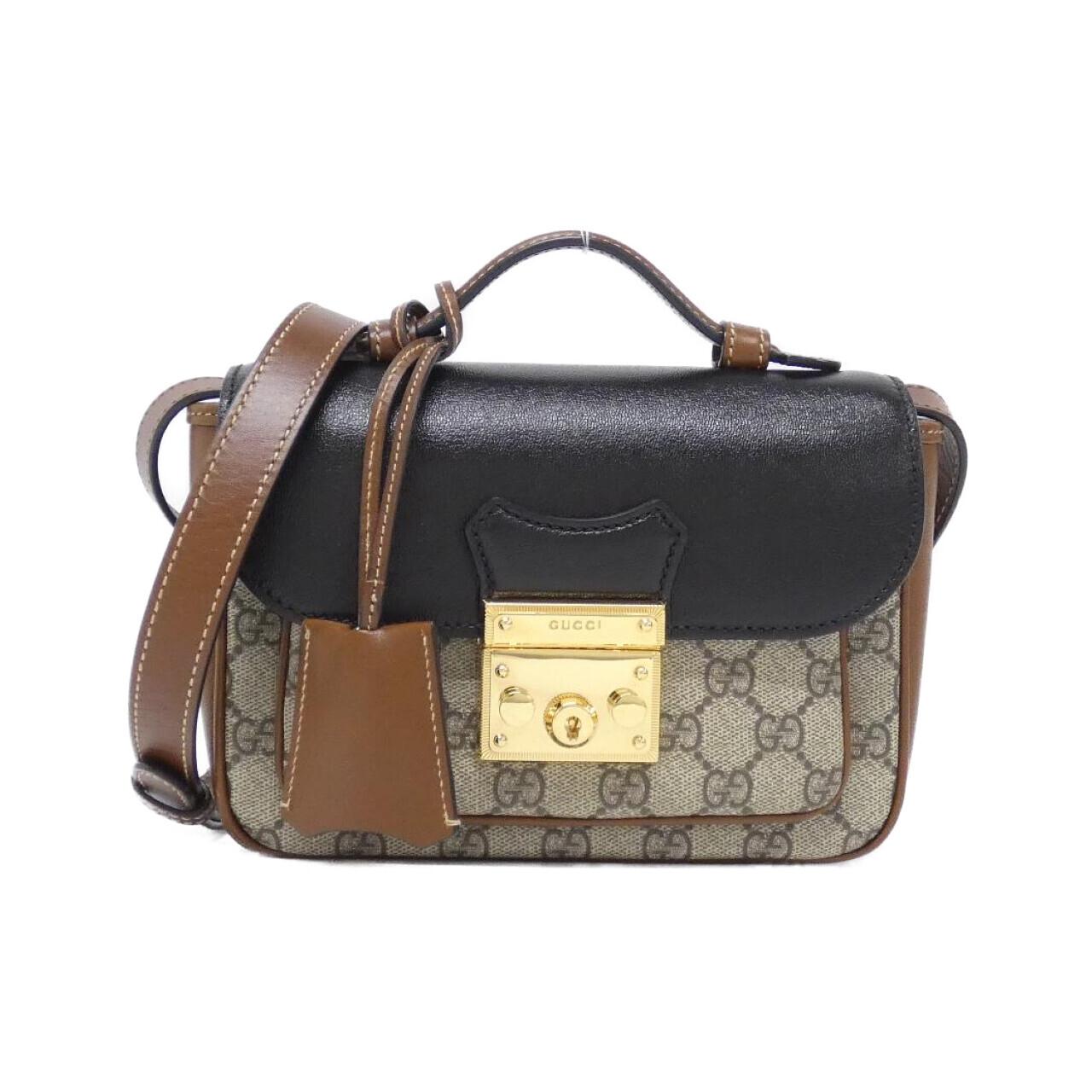 グッチ PADLOCK GGスプリームキャンバス ショルダーバッグ