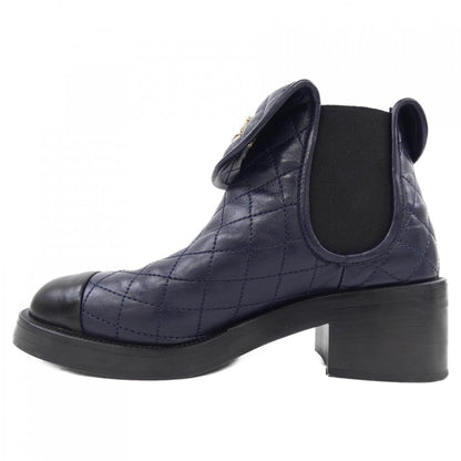 シャネル ANKLE BOOTS ラムスキン ブーツ
