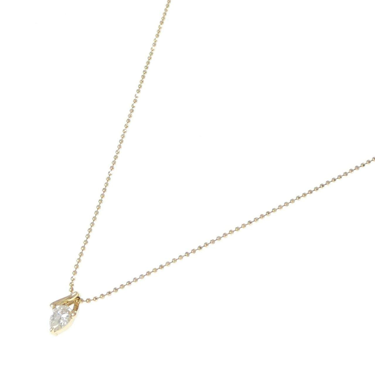 K18イエローゴールドダイヤモンドネックレス