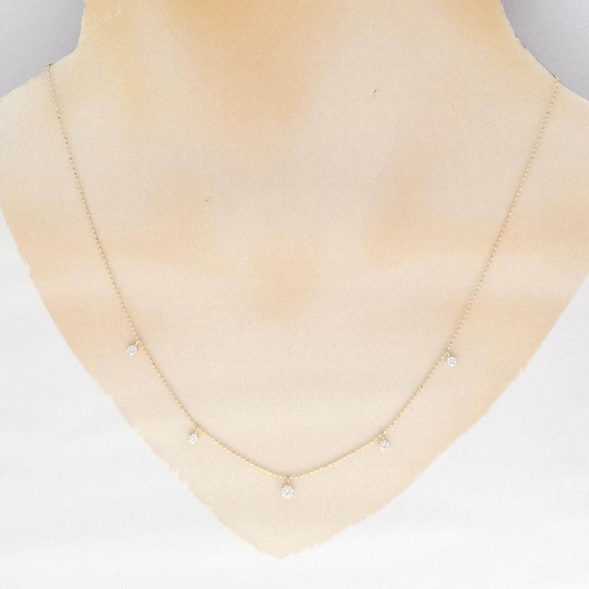 K18イエローゴールド ダイヤモンド ネックレス