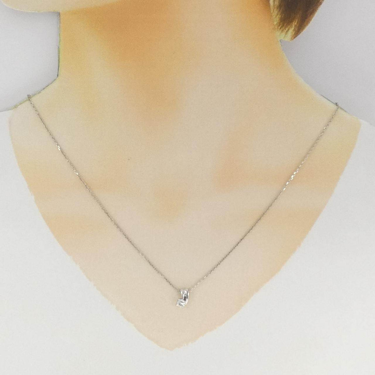 Pt850 ダイヤモンド ネックレス