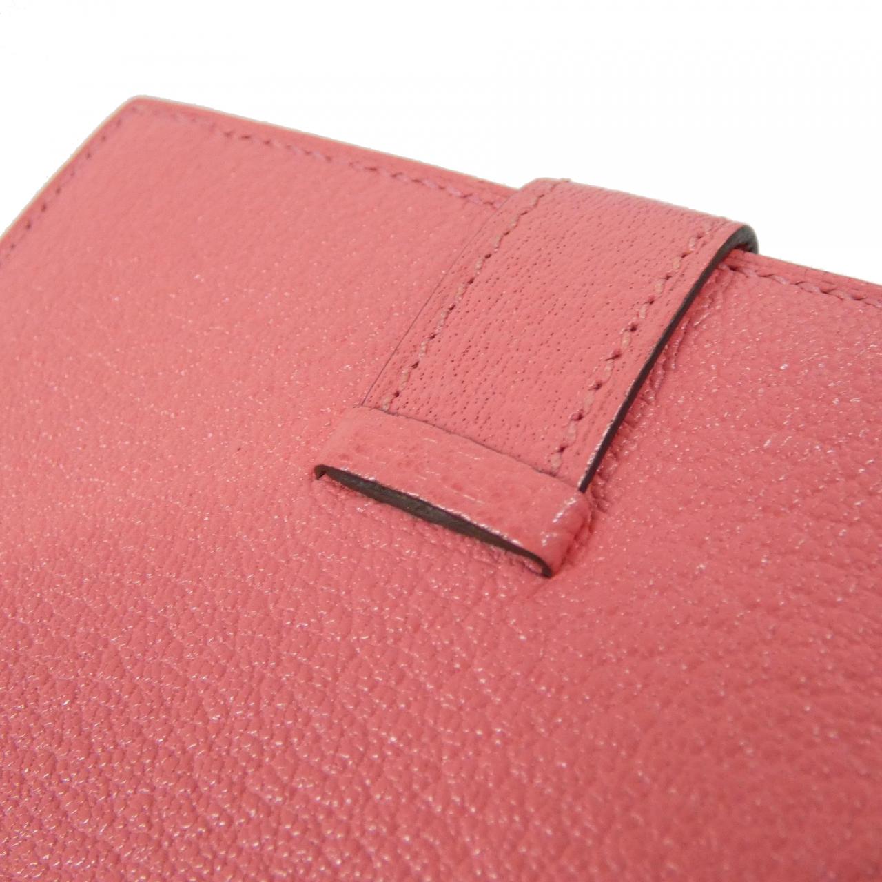 エルメス ベアンミニ シェーブル 二つ折り財布