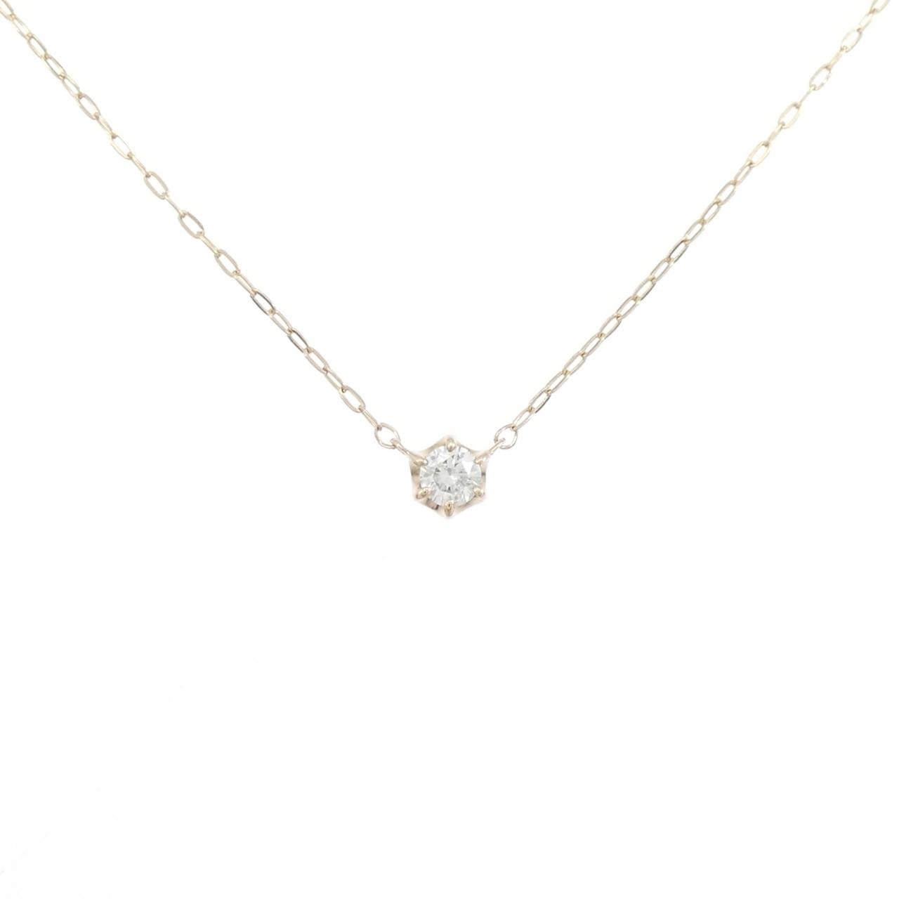 ヨンドシー Au750 ダイヤモンドネックレス