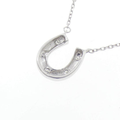 ホースシュー K14WG ダイヤモンドネックレス