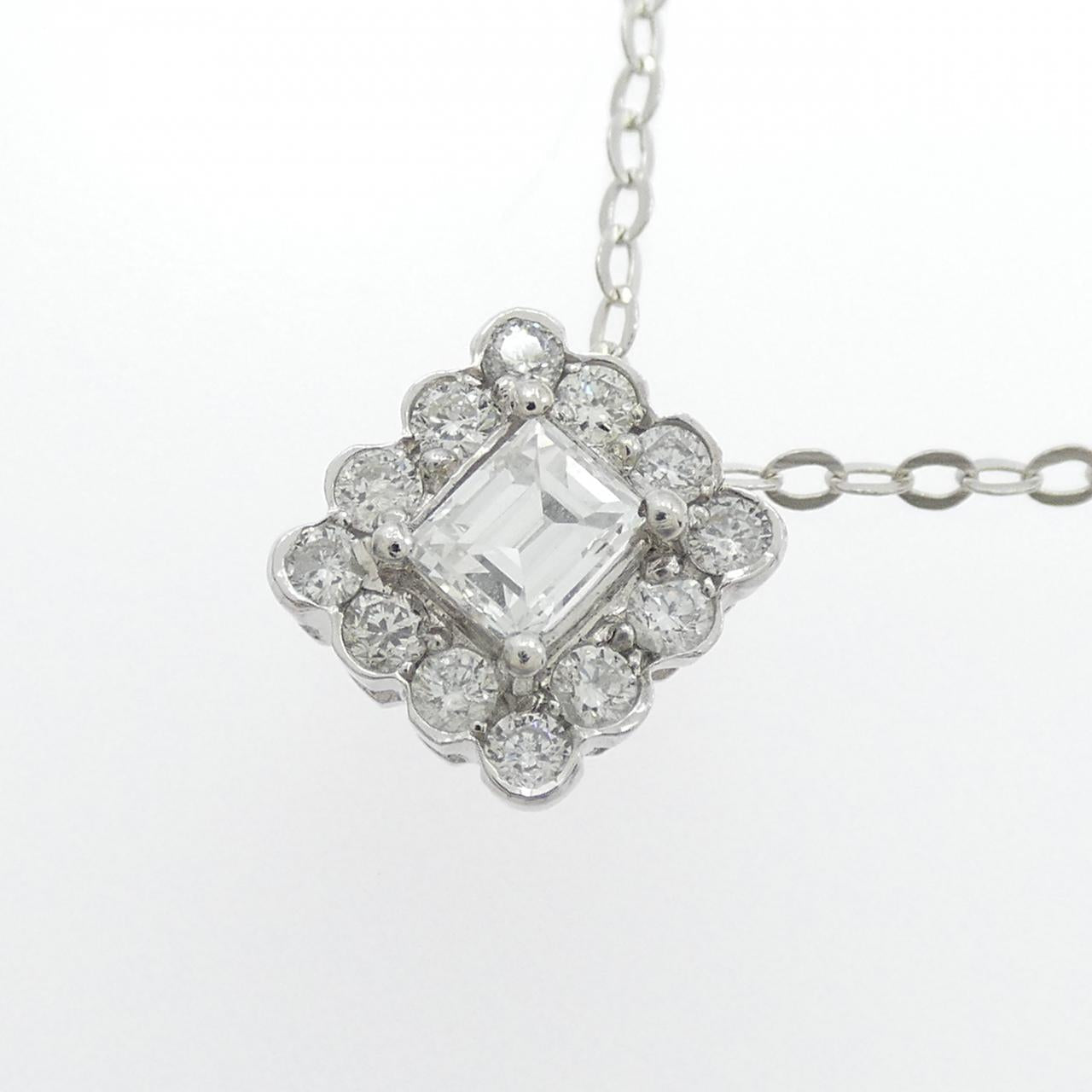 750ホワイトゴールド ダイヤモンド ネックレス