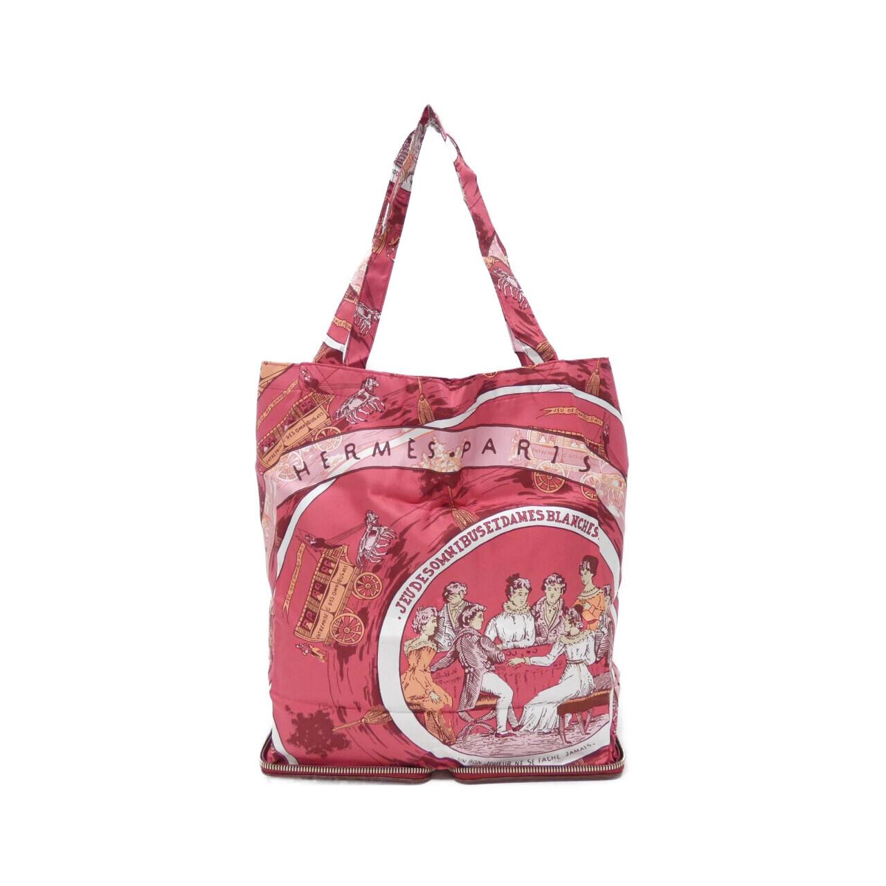 エルメス JEU DES OMNIBUSE シルキーポップ ブッフルスキッパー シルク バッグ