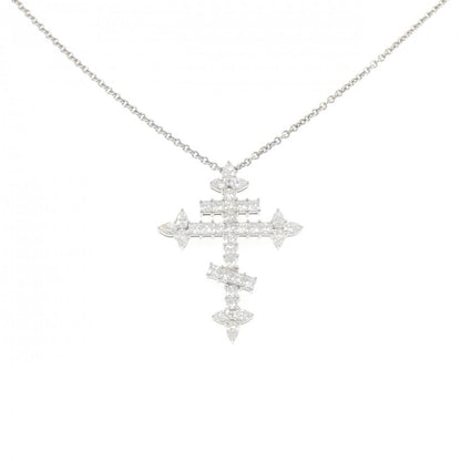 ハリーウィンストン Russian Cross プラチナ ダイヤモンドネックレス
