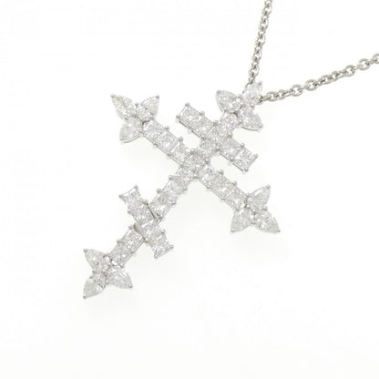 ハリーウィンストン Russian Cross プラチナ ダイヤモンドネックレス