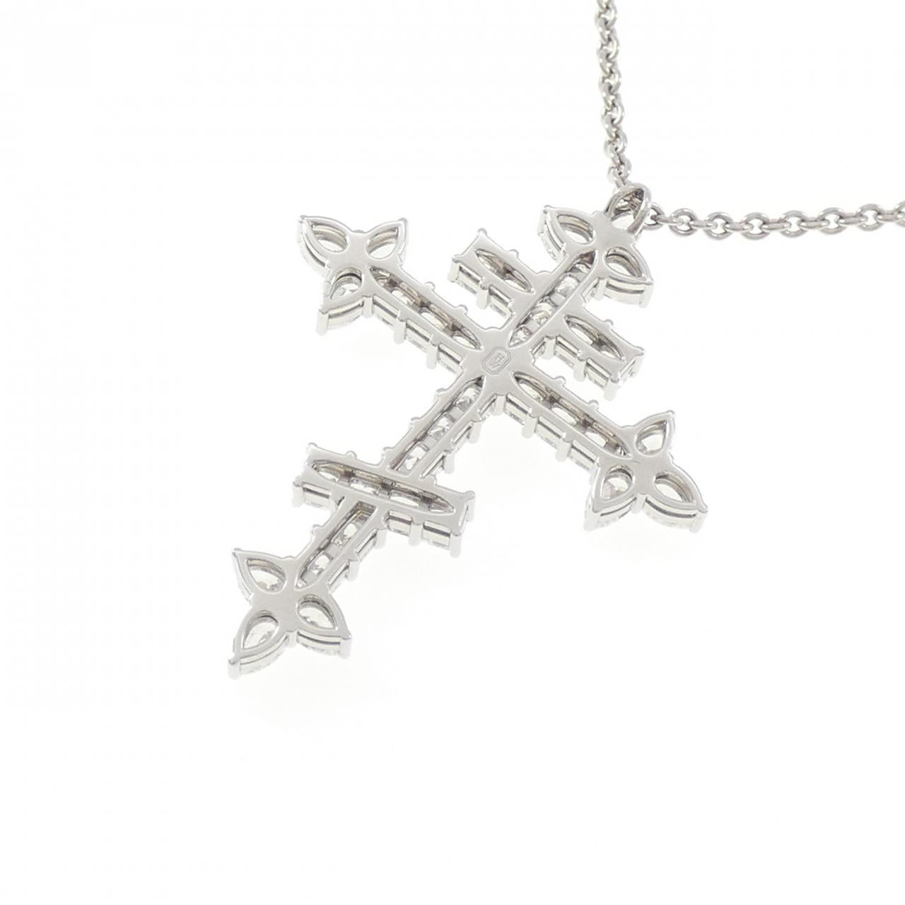 ハリーウィンストン Russian Cross プラチナ ダイヤモンドネックレス
