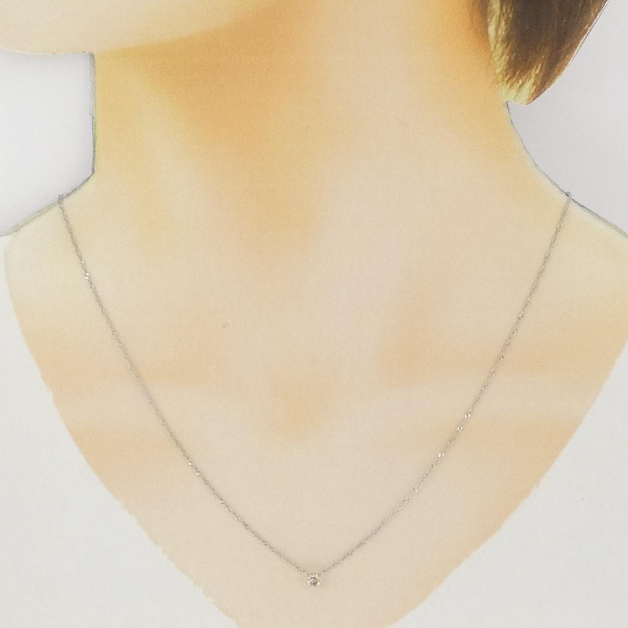 Pt900 Pt850ダイヤモンドネックレス