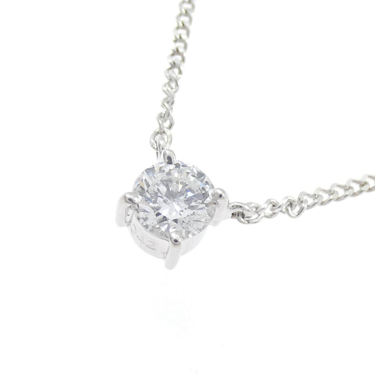 PT850 ソリティアダイヤモンドネックレス