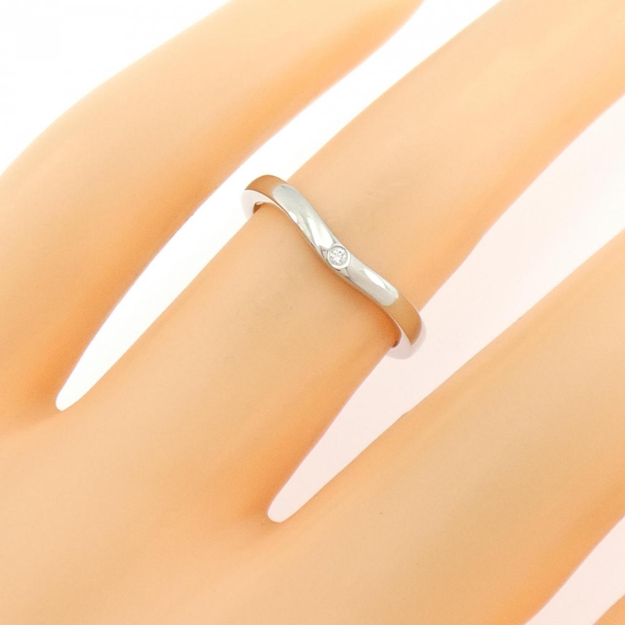 カルティエ バレリーナ プラチナ リング 7号